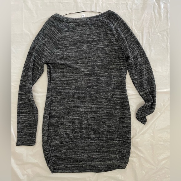 Thyme Maternity long sleeve nursing tunic, dark grey, Size S - Picture 5 of 5